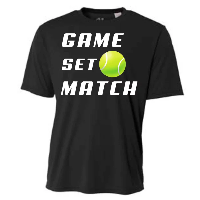 Game Set Match Tennis Cooling Performance Crew T-Shirt