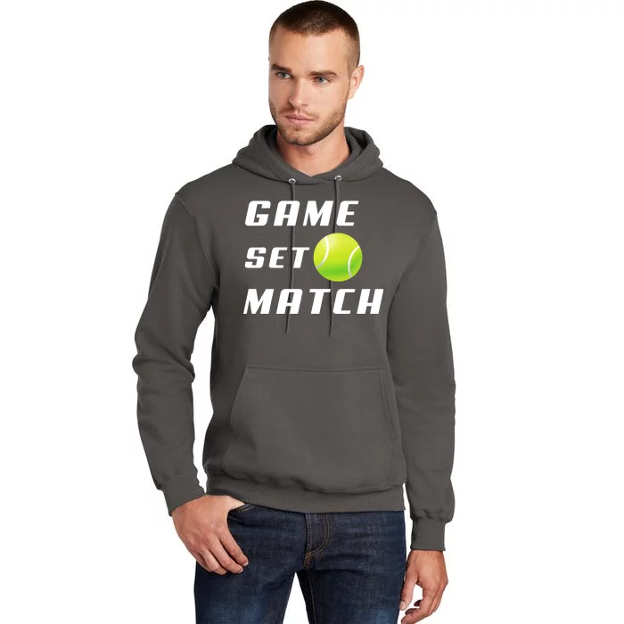 Game Set Match Tennis Tall Hoodie