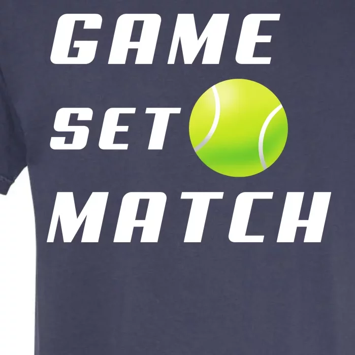 Game Set Match Tennis Garment-Dyed Heavyweight T-Shirt