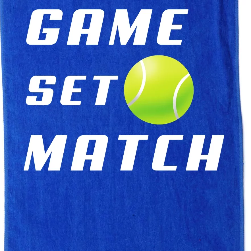 Game Set Match Tennis Platinum Collection Golf Towel