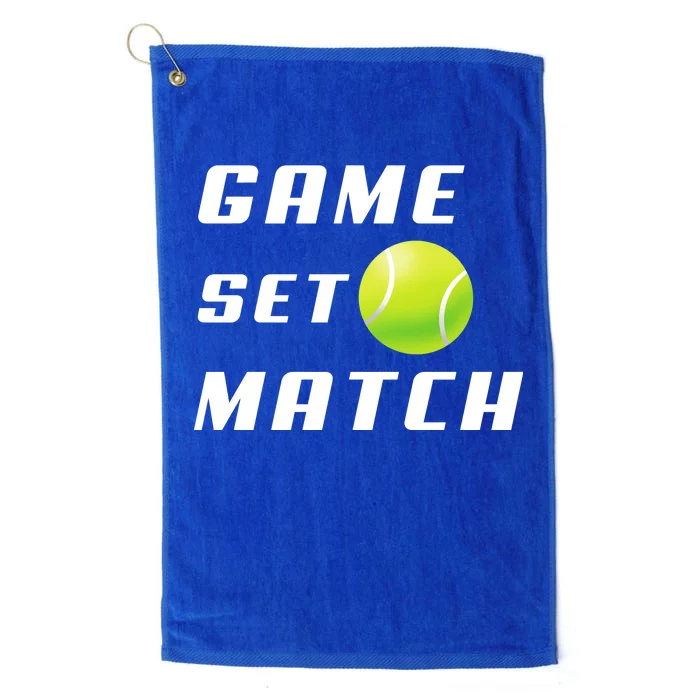 Game Set Match Tennis Platinum Collection Golf Towel