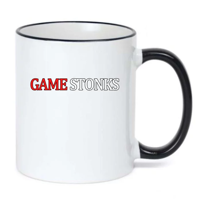 Game Stonks Black Color Changing Mug