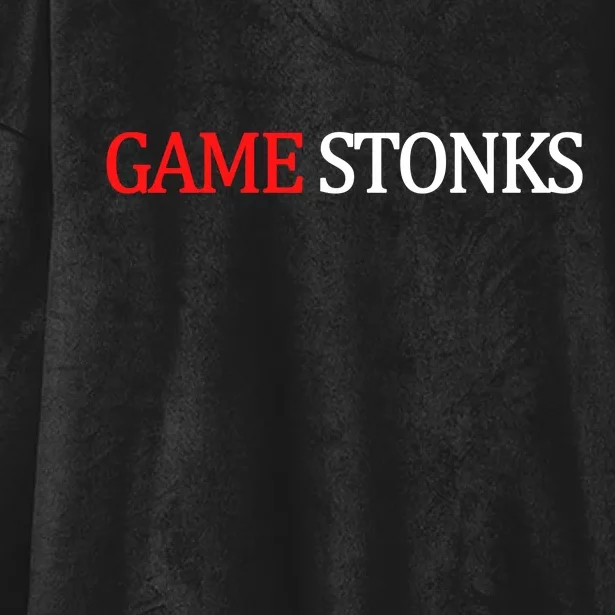 Game Stonks Hooded Wearable Blanket