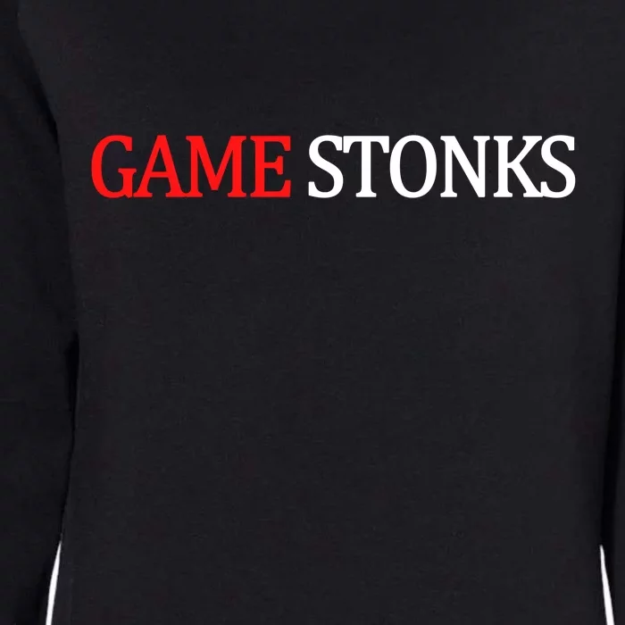 Game Stonks Womens California Wash Sweatshirt