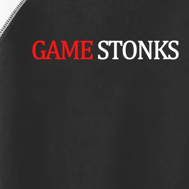 Game Stonks Toddler Fine Jersey T-Shirt