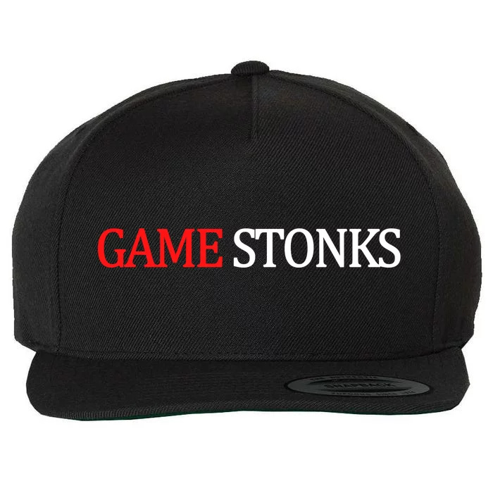 Game Stonks Wool Snapback Cap