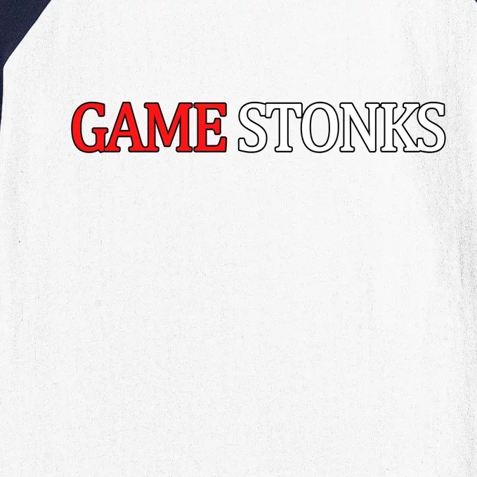 Game Stonks Baseball Sleeve Shirt