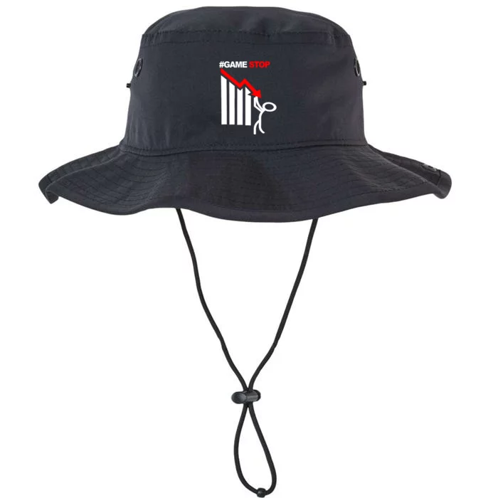 Game Stop Decline Fall Stock Invest Legacy Cool Fit Booney Bucket Hat