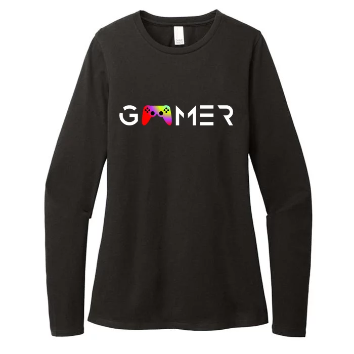 Gamer Womens CVC Long Sleeve Shirt