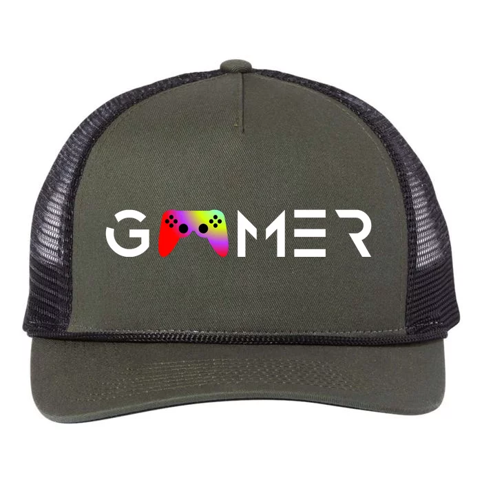 Gamer Retro Rope Trucker Hat Cap