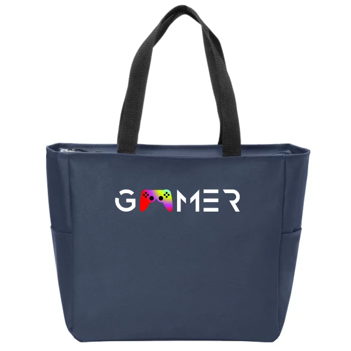 Gamer Zip Tote Bag