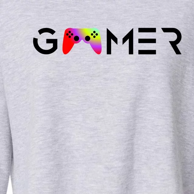 Gamer Cropped Pullover Crew