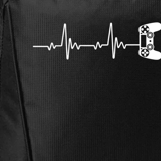 Gamer Controller Heartbeat Pules City Backpack