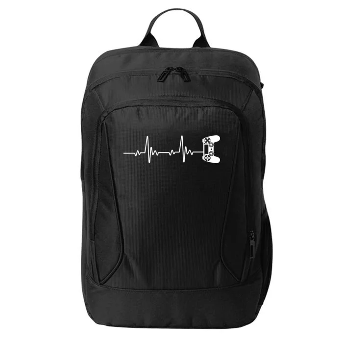 Gamer Controller Heartbeat Pules City Backpack