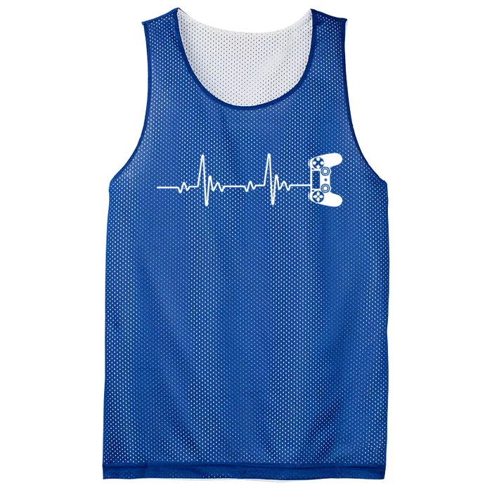 Gamer Controller Heartbeat Pules Mesh Reversible Basketball Jersey Tank