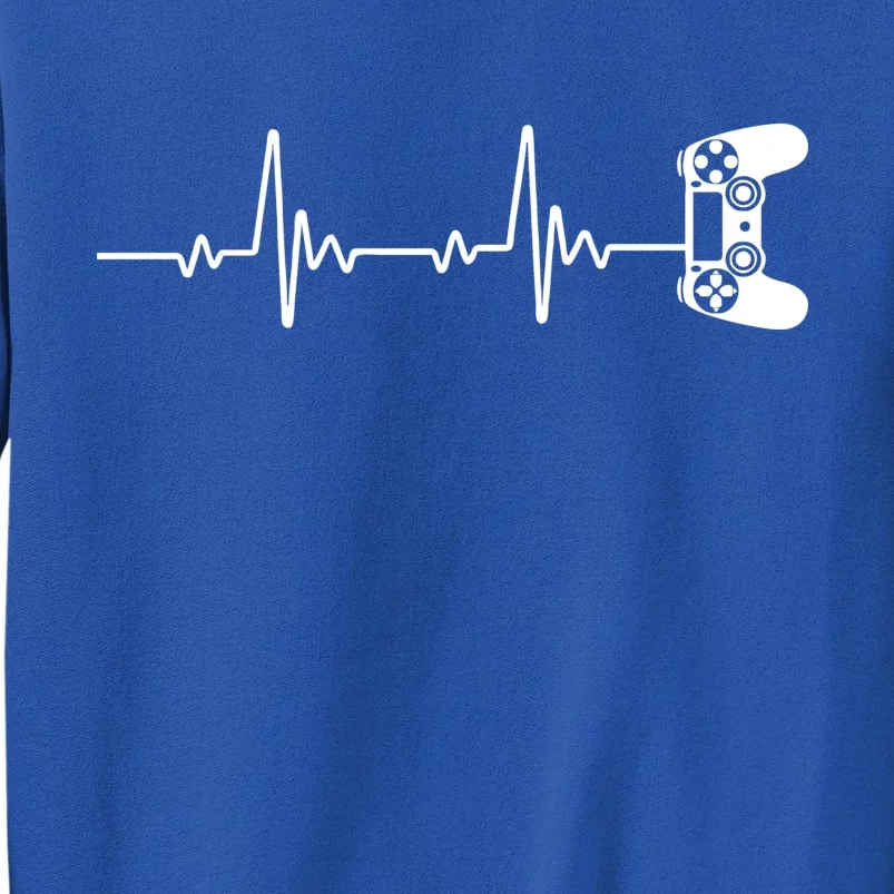 Gamer Controller Heartbeat Pules Tall Sweatshirt