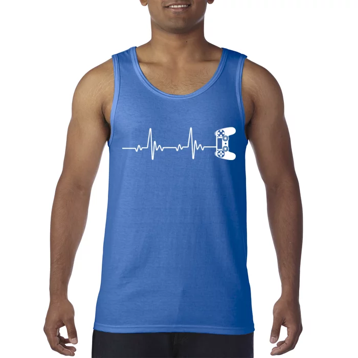 Gamer Controller Heartbeat Pules Tank Top