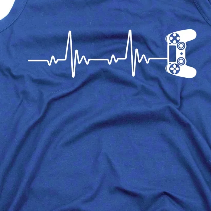 Gamer Controller Heartbeat Pules Tank Top