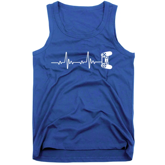 Gamer Controller Heartbeat Pules Tank Top