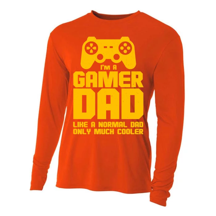 Gamer Dad Like A Normal Dad But Much Cooler Cooling Performance Long Sleeve Crew