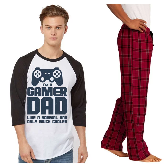 Gamer Dad Like A Normal Dad But Much Cooler Raglan Sleeve Pajama Set