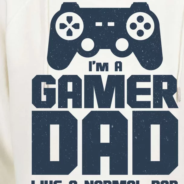 Gamer Dad Like A Normal Dad But Much Cooler Womens Funnel Neck Pullover Hood