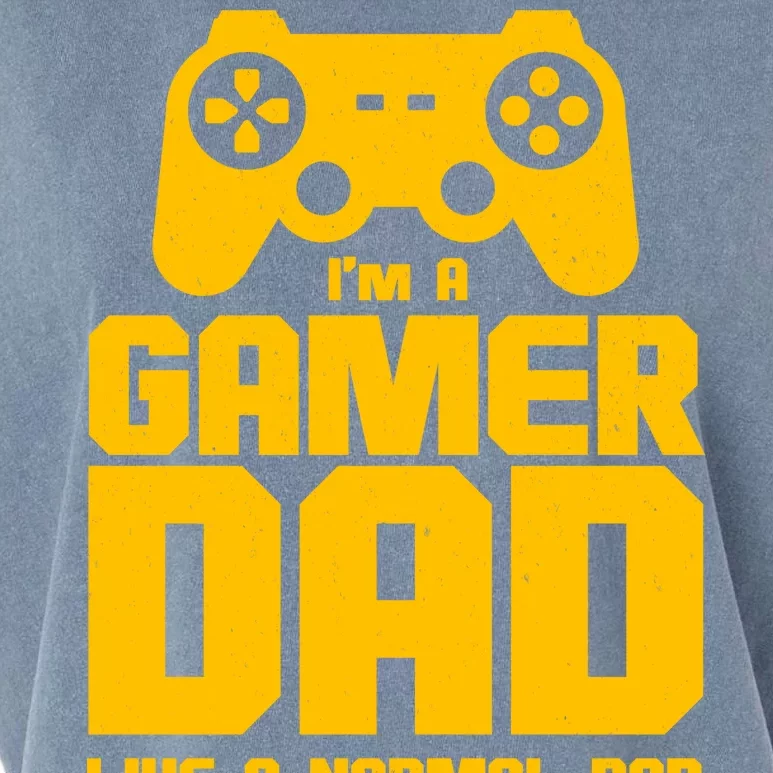 Gamer Dad Like A Normal Dad But Much Cooler Garment-Dyed Women's Muscle Tee