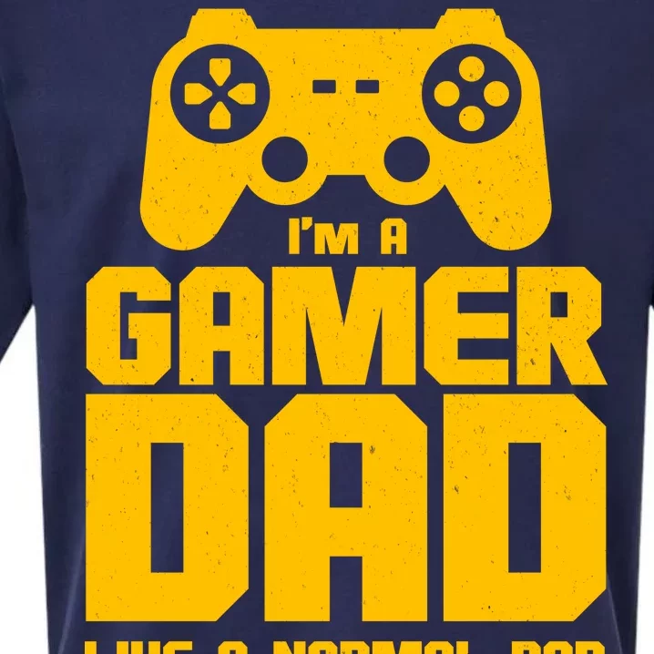 Gamer Dad Like A Normal Dad But Much Cooler Sueded Cloud Jersey T-Shirt