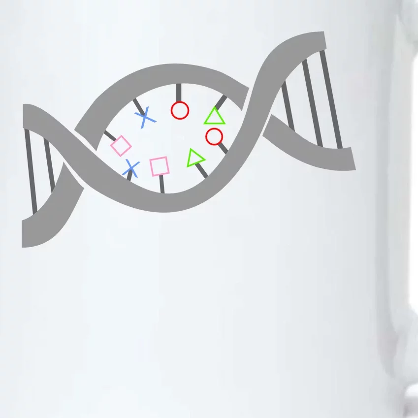 Gamer DNA Strand Black Color Changing Mug