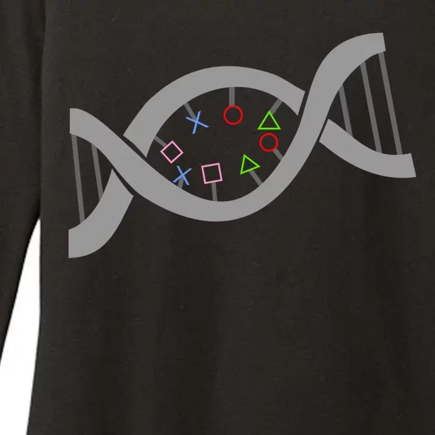 Gamer DNA Strand Womens CVC Long Sleeve Shirt