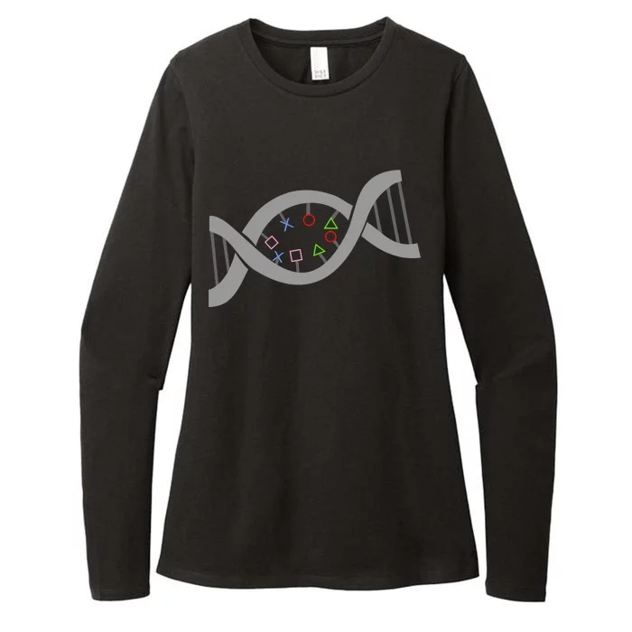 Gamer DNA Strand Womens CVC Long Sleeve Shirt