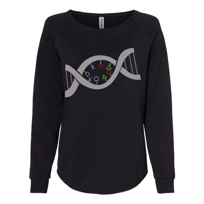 Gamer DNA Strand Womens California Wash Sweatshirt