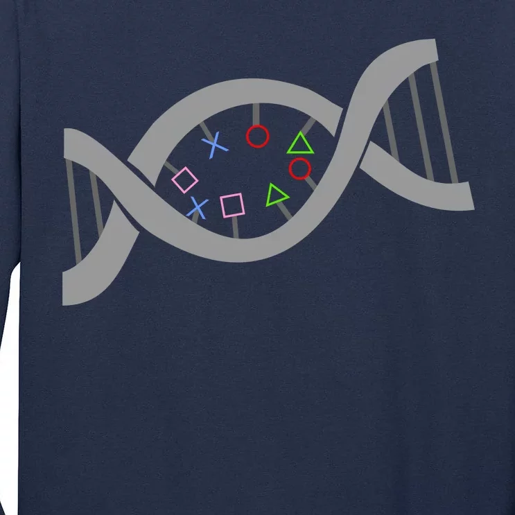 Gamer DNA Strand Tall Long Sleeve T-Shirt