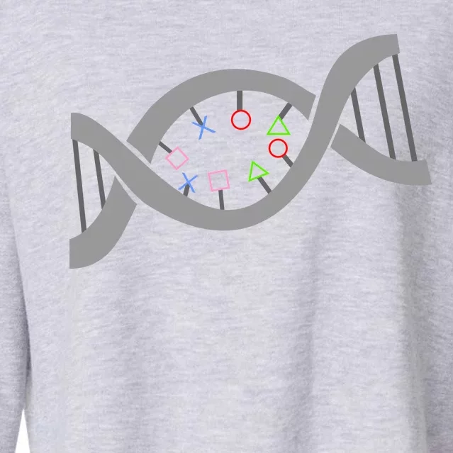 Gamer DNA Strand Cropped Pullover Crew