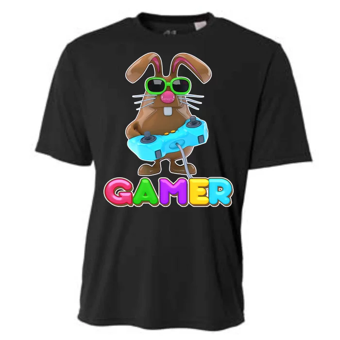 Gamer Easter Bunny Cooling Performance Crew T-Shirt