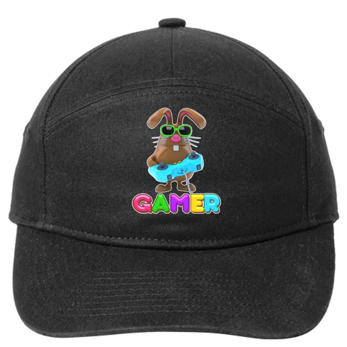 Gamer Easter Bunny 7-Panel Snapback Hat