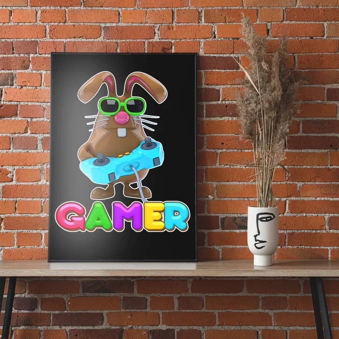 Gamer Easter Bunny Poster