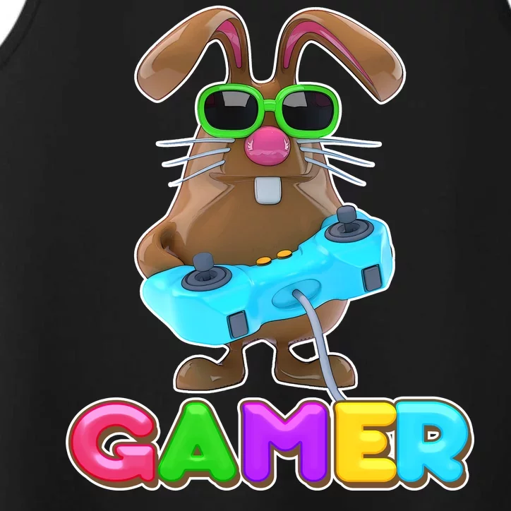 Gamer Easter Bunny Performance Tank