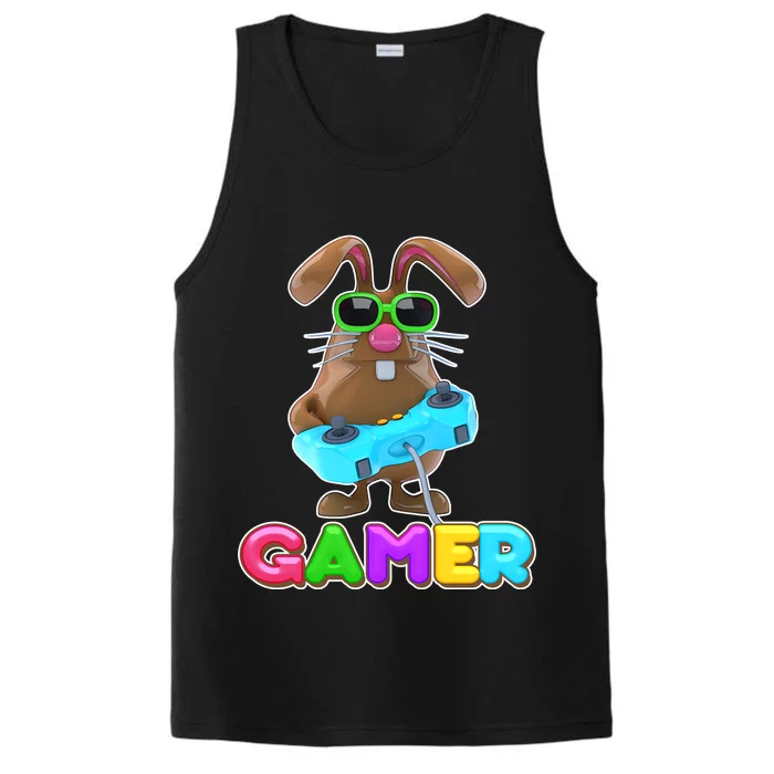 Gamer Easter Bunny Performance Tank