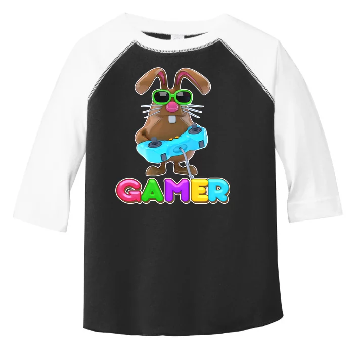 Gamer Easter Bunny Toddler Fine Jersey T-Shirt