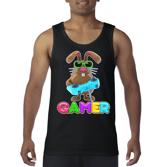 Gamer Easter Bunny Tank Top