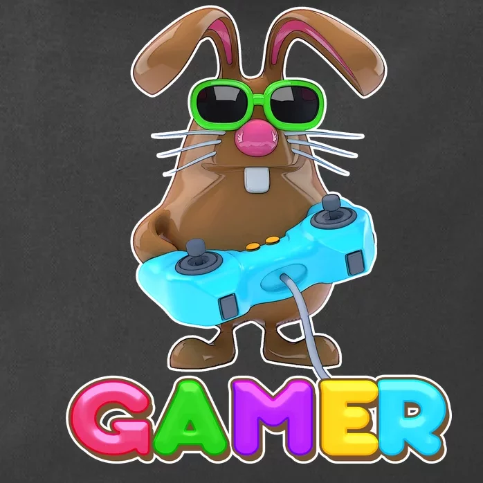 Gamer Easter Bunny Zip Tote Bag