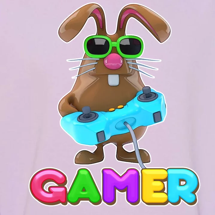 Gamer Easter Bunny Garment-Dyed Sweatshirt