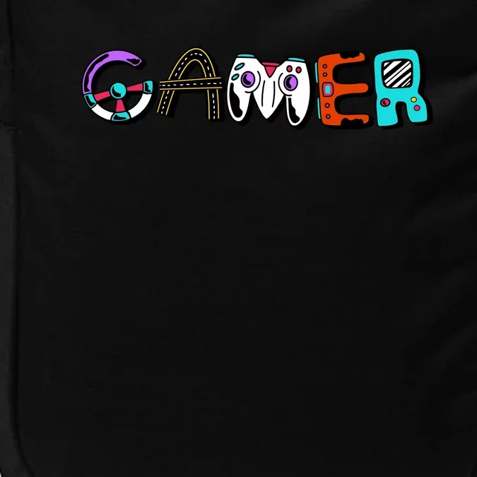 Gamer Element Lettering Impact Tech Backpack