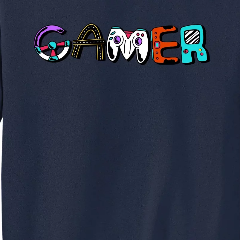 Gamer Element Lettering Tall Sweatshirt