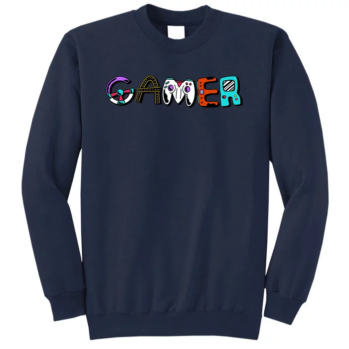 Gamer Element Lettering Tall Sweatshirt