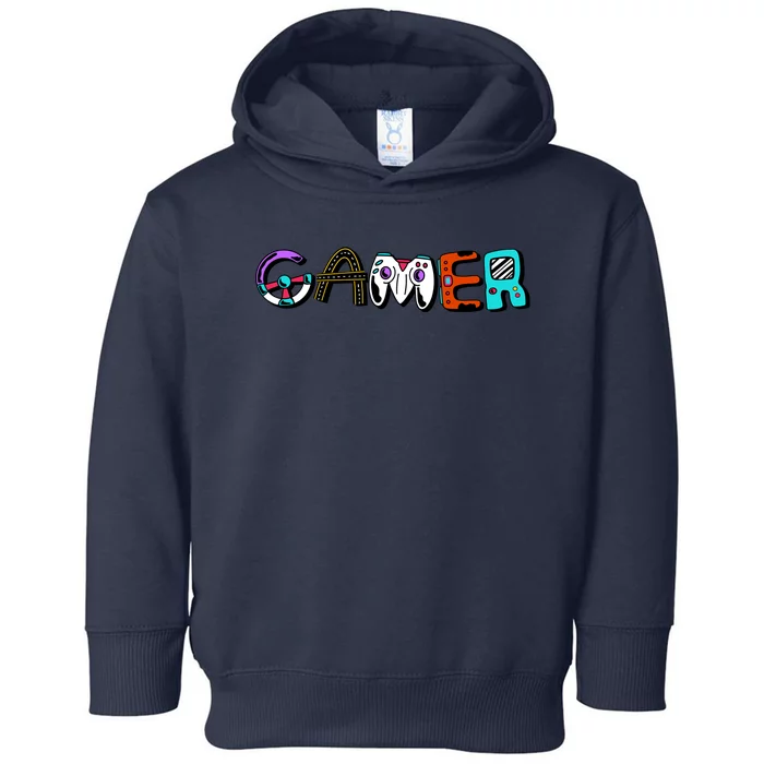 Gamer Element Lettering Toddler Hoodie