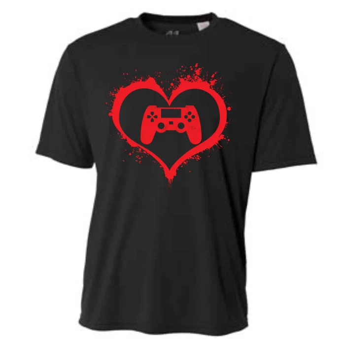 Gamer Heart Cooling Performance Crew T-Shirt