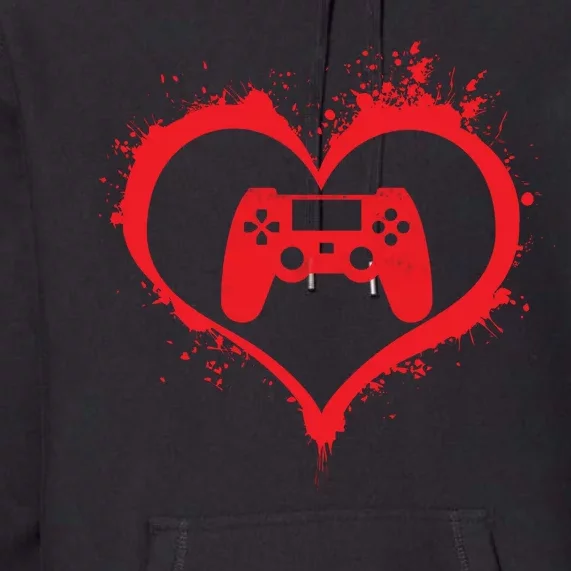 Gamer Heart Premium Hoodie