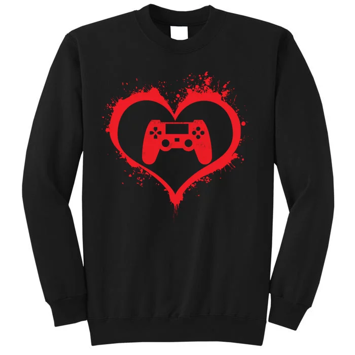 Gamer Heart Tall Sweatshirt